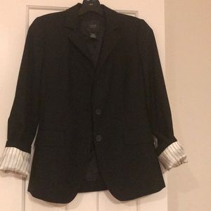 J Crew Super 120’s black blazer size 0